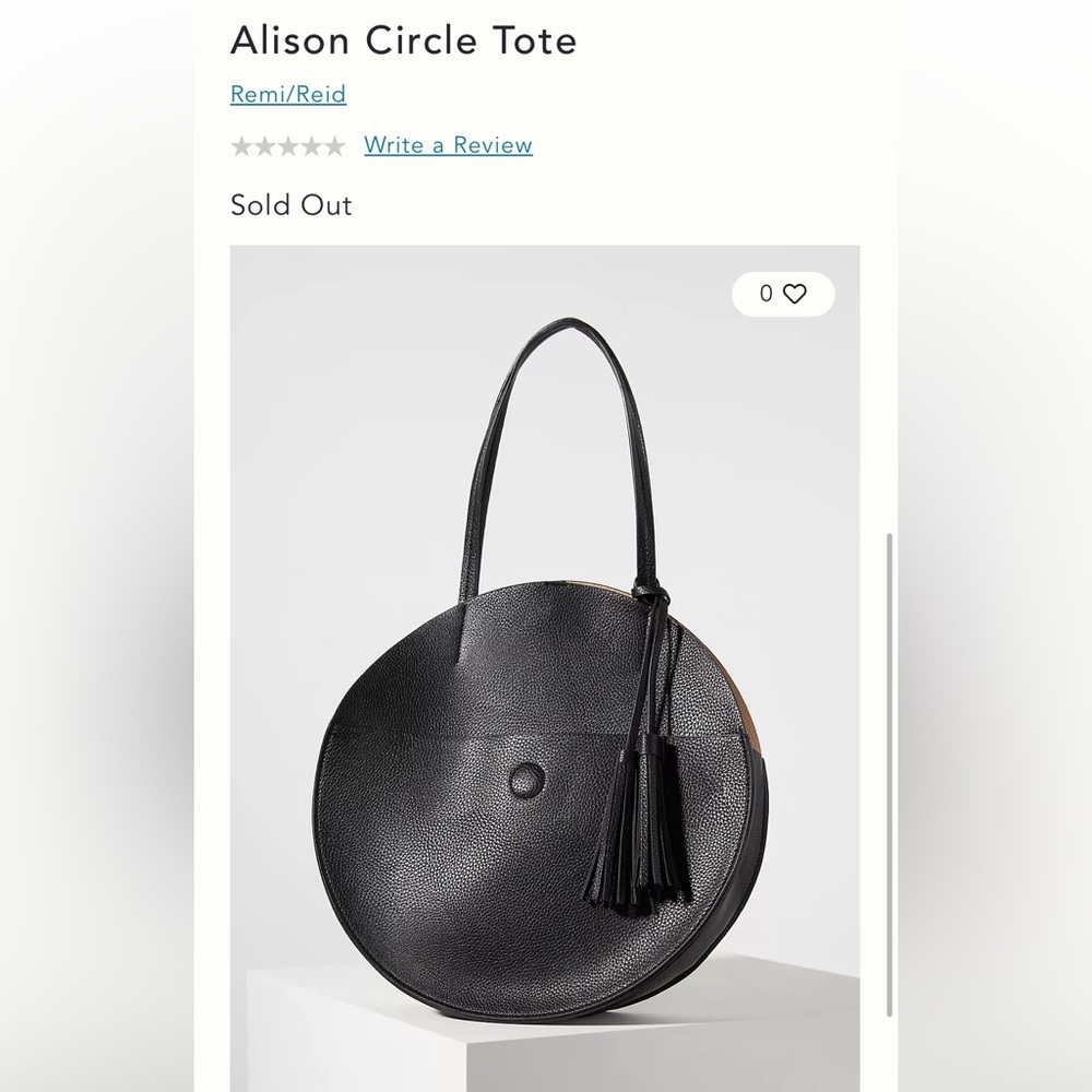 Anthropologie Alison Tote - Shoulder Bag with Tassel